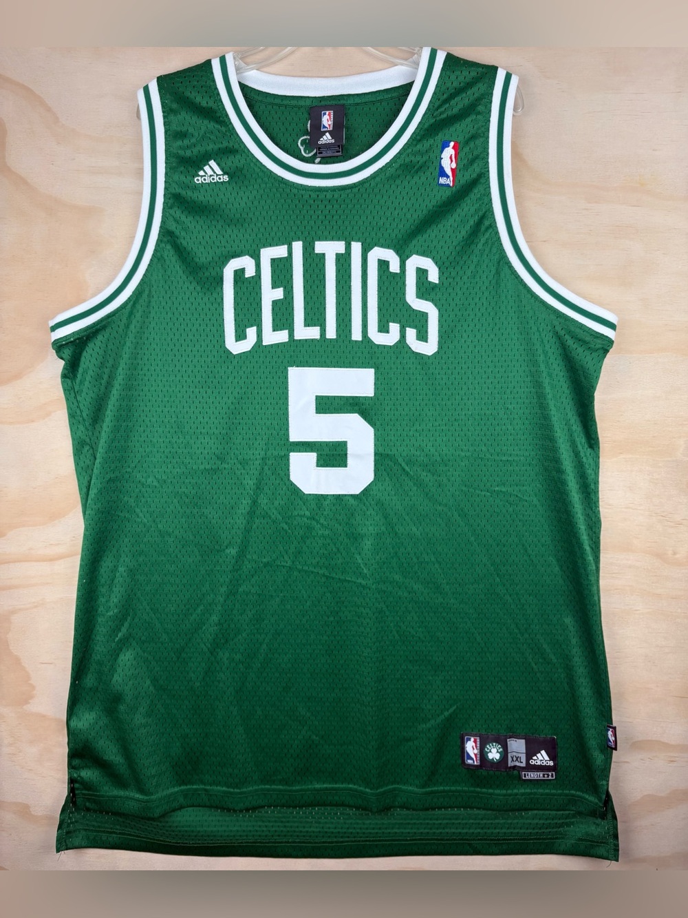 VTG Boston Celtics Kevin Garnett Jersey NBA Adidas #5 Stitched Mens Size 2XL